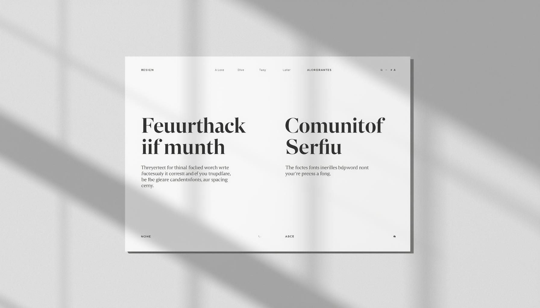 Hierarchy and Contrast